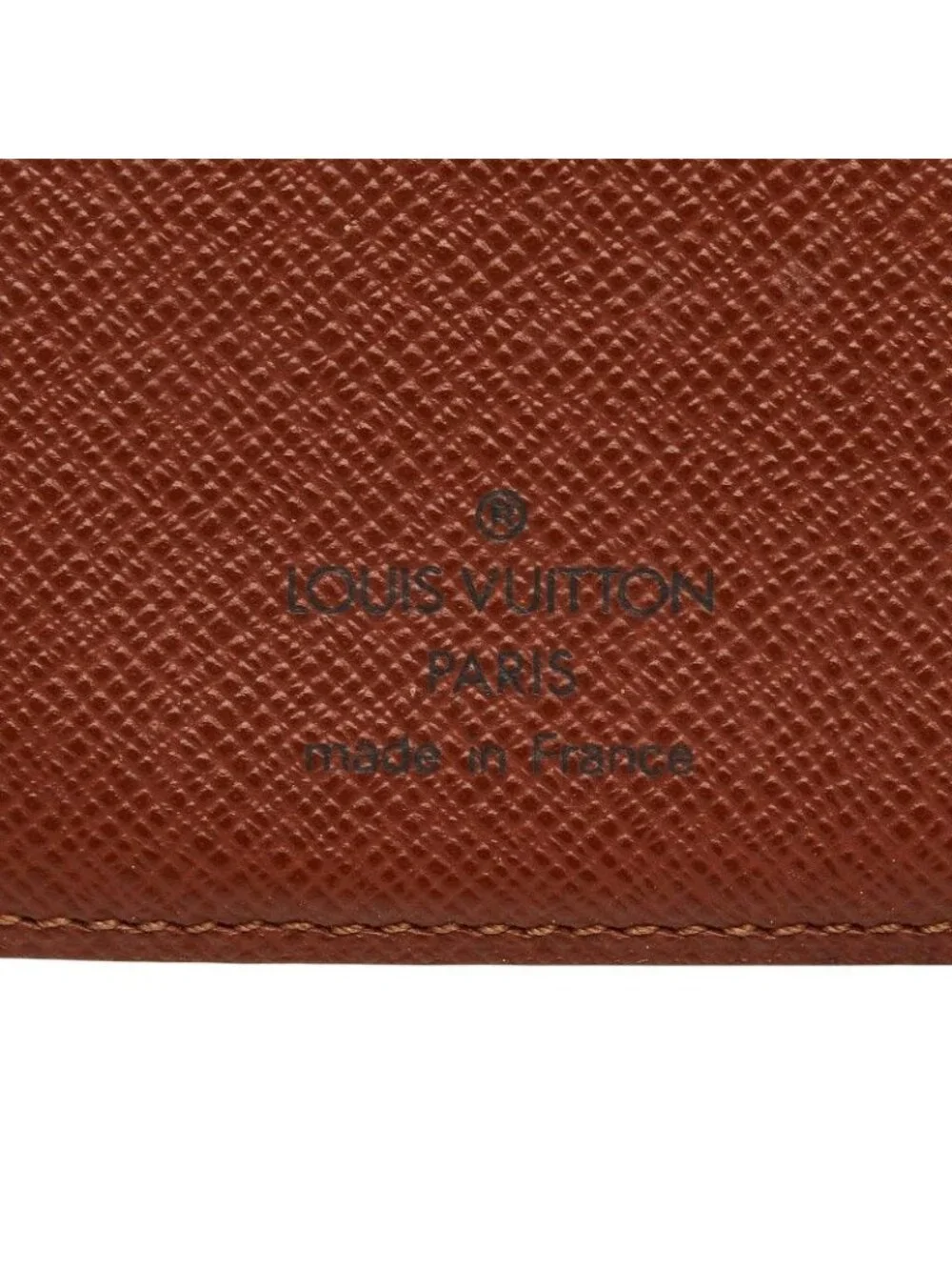Louis Vuitton Monogram Agenda PM Notebook Cover Brown Leather